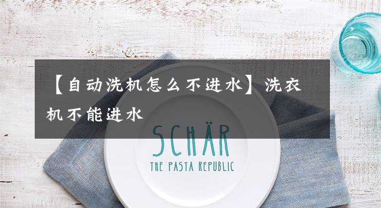 【自动洗机怎么不进水】洗衣机不能进水