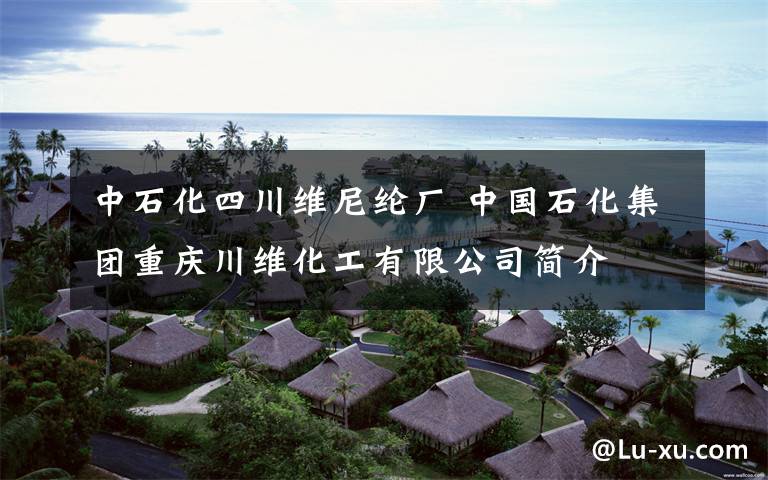 中石化四川维尼纶厂 中国石化集团重庆川维化工有限公司简介