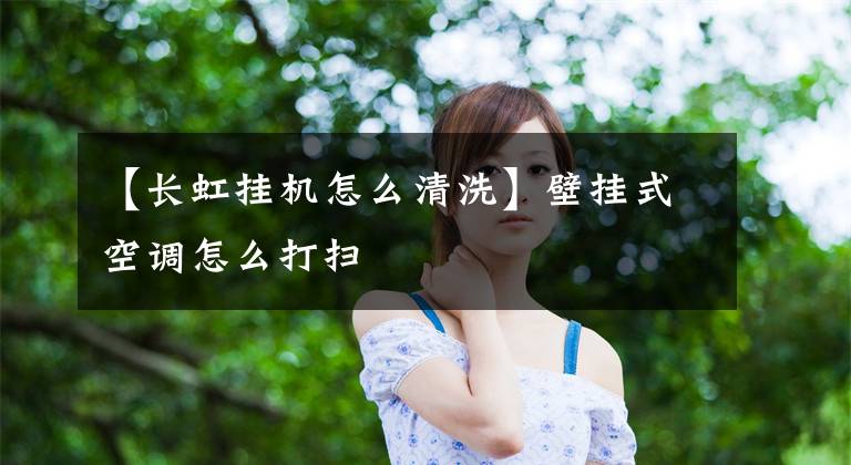 【长虹挂机怎么清洗】壁挂式空调怎么打扫
