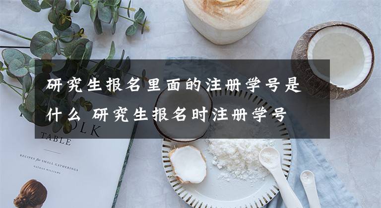 研究生报名里面的注册学号是什么 研究生报名时注册学号
