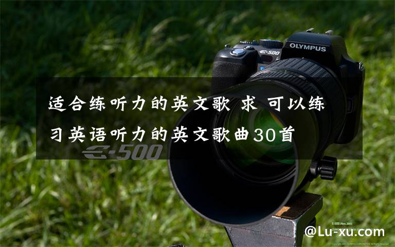 适合练听力的英文歌 求 可以练习英语听力的英文歌曲30首