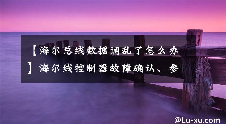 【海尔总线数据调乱了怎么办】海尔线控制器故障确认、参数确认和锁定