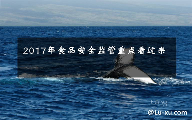2017年食品安全监管重点看过来