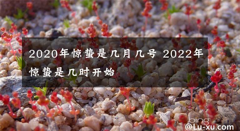2020年惊蛰是几月几号 2022年惊蛰是几时开始