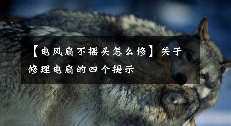 【电风扇不摇头怎么修】关于修理电扇的四个提示