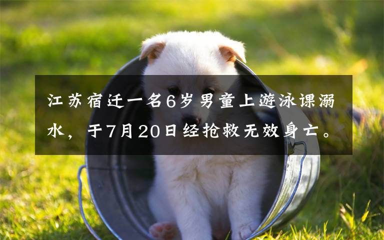 江苏宿迁一名6岁男童上游泳课溺水,于7月20日经抢救无效身亡。孩子家人查看游泳馆摄像头拍摄的画