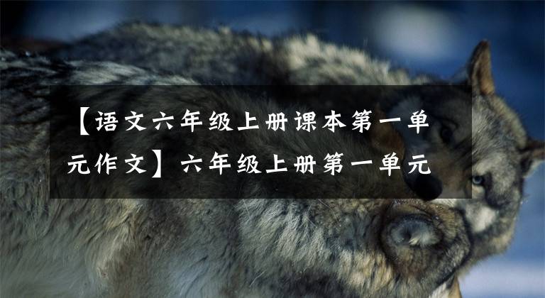 【语文六年级上册课本第一单元作文】六年级上册第一单元语文作文