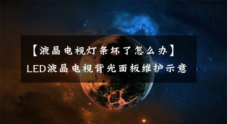 【液晶电视灯条坏了怎么办】LED液晶电视背光面板维护示意图