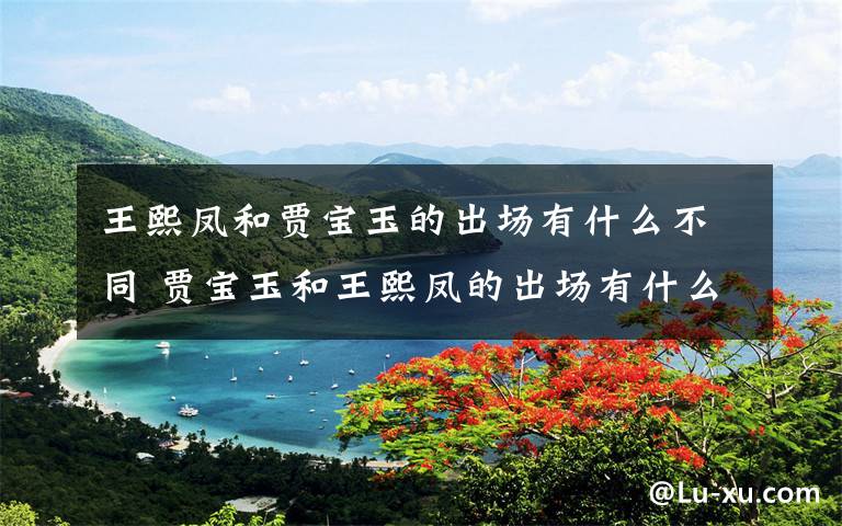 王熙凤和贾宝玉的出场有什么不同 贾宝玉和王熙凤的出场有什么不同