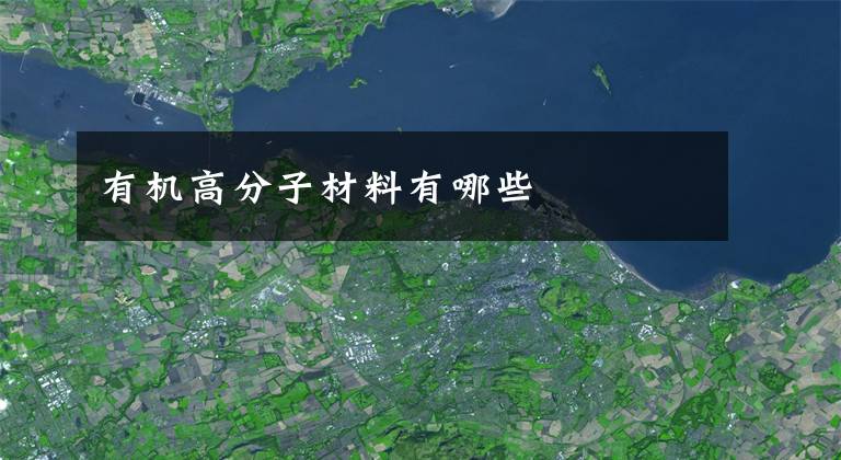 有机高分子材料有哪些