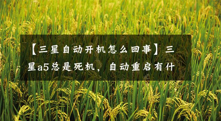 【三星自动开机怎么回事】三星a5总是死机,自动重启有什么问题吗?