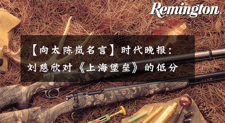 【向太陈岚名言】时代晚报：刘慈欣对《上海堡垒》的低分感到困惑