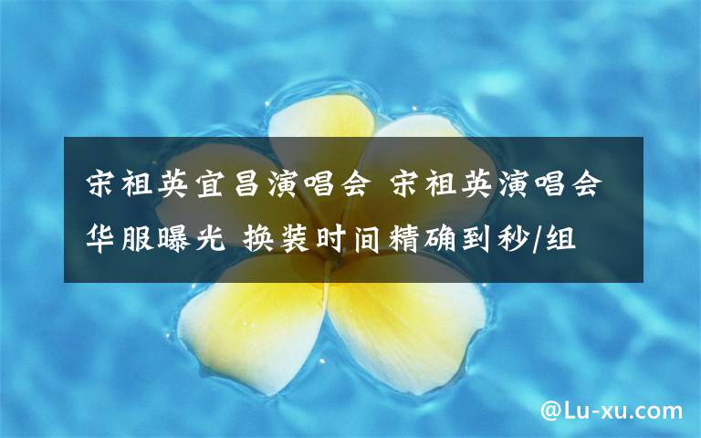 宋祖英宜昌演唱会 宋祖英演唱会华服曝光 换装时间精确到秒/组图