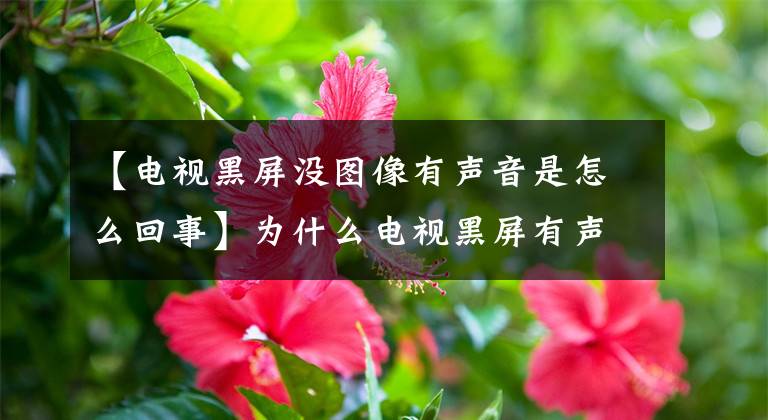 【电视黑屏没图像有声音是怎么回事】为什么电视黑屏有声音,没有视频?