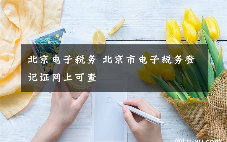 北京电子税务 北京市电子税务登记证网上可查