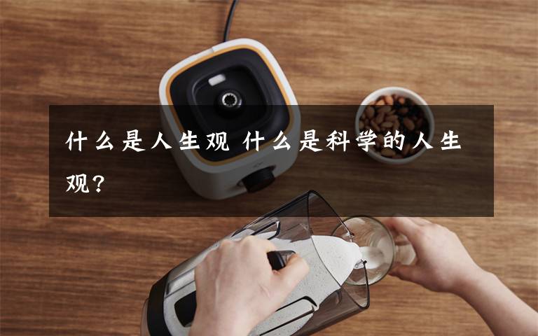 什么是人生观 什么是科学的人生观?