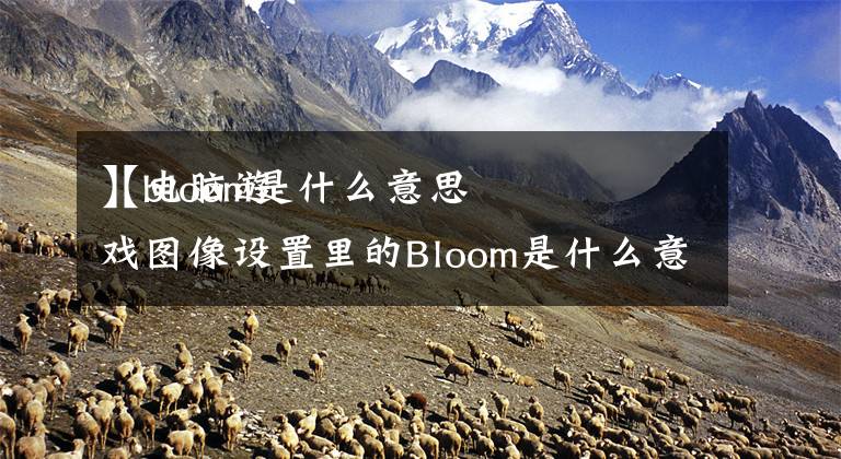【bloom是什么意思
】电脑游戏图像设置里的Bloom是什么意思?