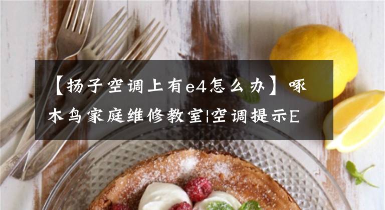 【扬子空调上有e4怎么办】啄木鸟家庭维修教室|空调提示E4是什么意思?