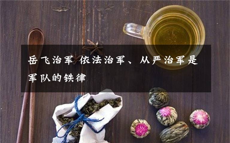 岳飞治军 依法治军、从严治军是军队的铁律