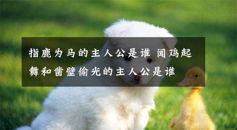 指鹿为马的主人公是谁 闻鸡起舞和凿壁偷光的主人公是谁