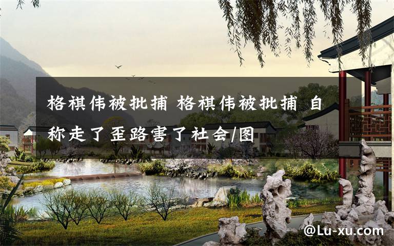 格祺伟被批捕 格祺伟被批捕 自称走了歪路害了社会/图