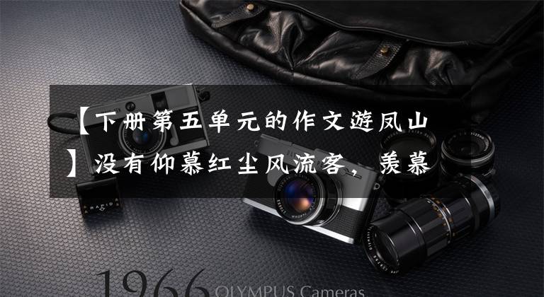 【下册第五单元的作文游凤山】没有仰慕红尘风流客,羡慕贺年长游客——期,来到了凤山