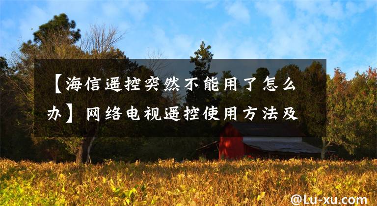 【海信遥控突然不能用了怎么办】网络电视遥控使用方法及故障维修方法