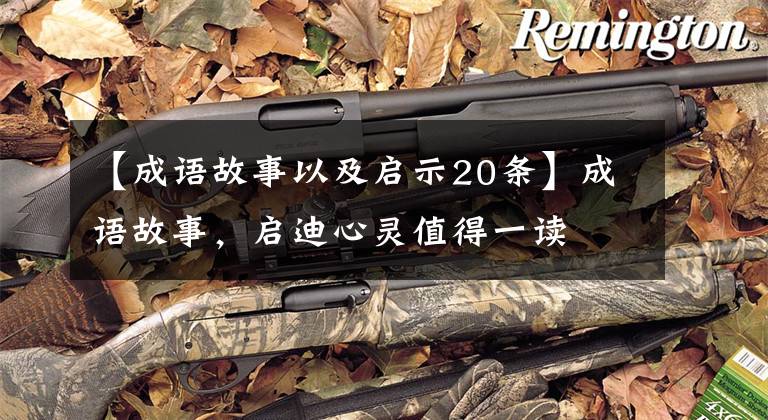 【成语故事以及启示20条】成语故事,启迪心灵值得一读