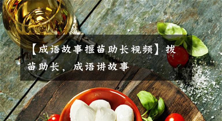 【成语故事揠苗助长视频】拔苗助长,成语讲故事