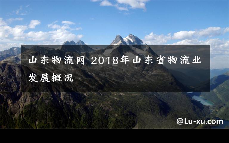 山东物流网 2018年山东省物流业发展概况