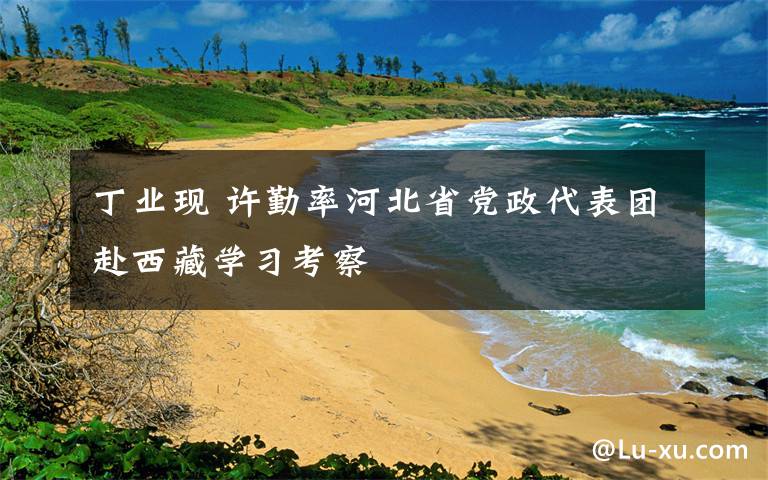 丁业现 许勤率河北省党政代表团赴西藏学习考察