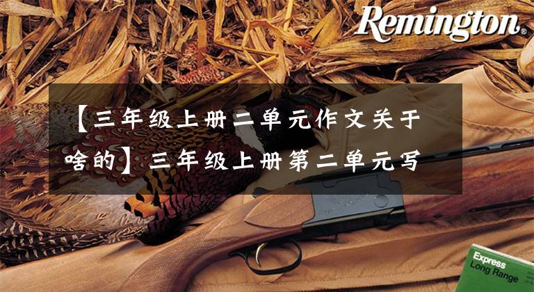 【三年级上册二单元作文关于啥的】三年级上册第二单元写作:写日记(范文)