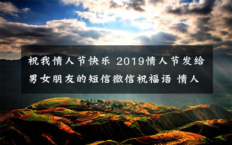 祝我情人节快乐 2019情人节发给男女朋友的短信微信祝福语 情人节表白情话句子
