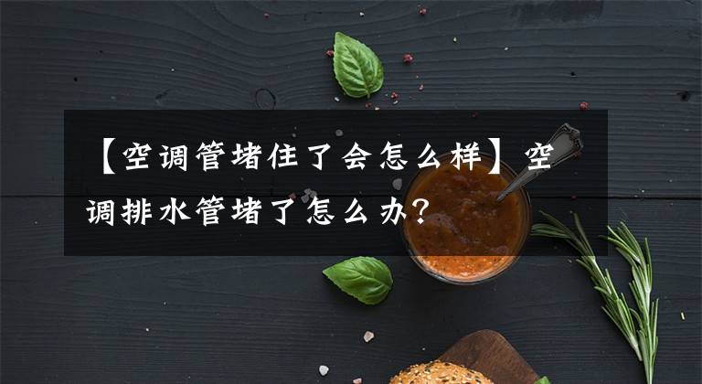 【空调管堵住了会怎么样】空调排水管堵了怎么办？