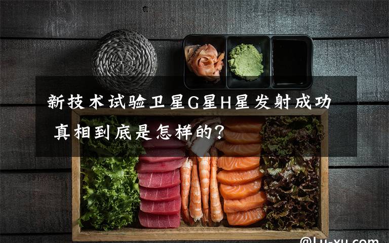 新技术试验卫星G星H星发射成功 真相到底是怎样的？
