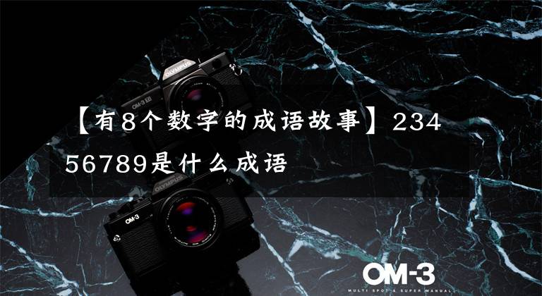【有8个数字的成语故事】23456789是什么成语
