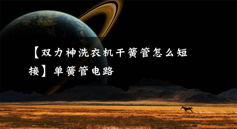 【双力神洗衣机干簧管怎么短接】单簧管电路