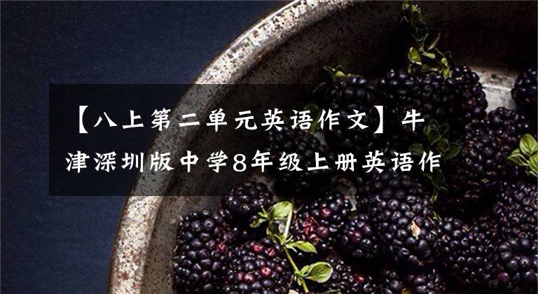【八上第二单元英语作文】牛津深圳版中学8年级上册英语作文范文。