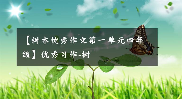 【树木优秀作文第一单元四年级】优秀习作-树