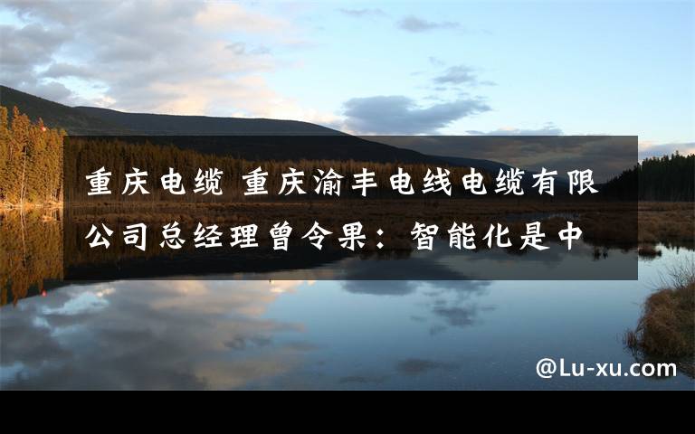 重庆电缆 重庆渝丰电线电缆有限公司总经理曾令果:智能化是中国制造的未来