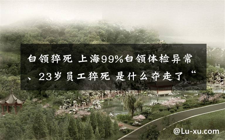 白领猝死 上海99%白领体检异常、23岁员工猝死 是什么夺走了“后浪”们的健康