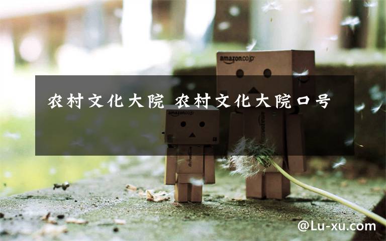 农村文化大院 农村文化大院口号