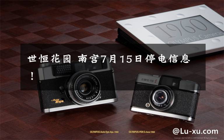 世恒花园 南宫7月15日停电信息！