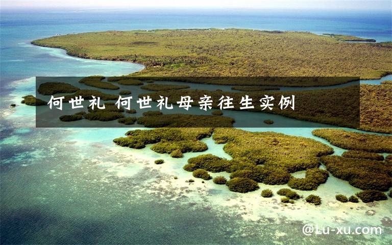 何世礼 何世礼母亲往生实例