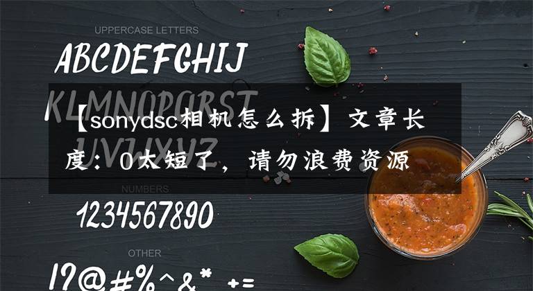 【sonydsc相机怎么拆】文章长度:0太短了,请勿浪费资源