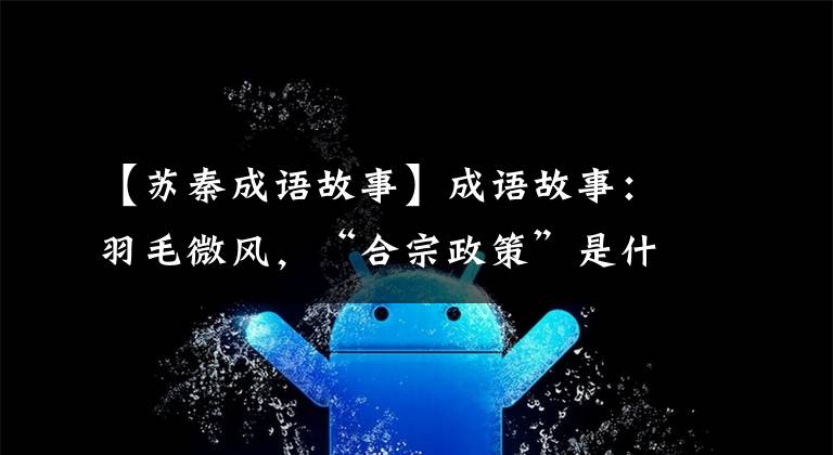 【苏秦成语故事】成语故事:羽毛微风,“合宗政策”是什么?什么是连横政策?