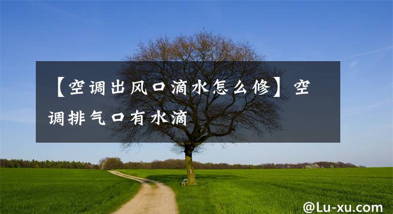 【空调出风口滴水怎么修】空调排气口有水滴
