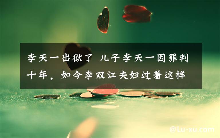 李天一出狱了 儿子李天一因罪判十年,如今李双江夫妇过着这样的生活!