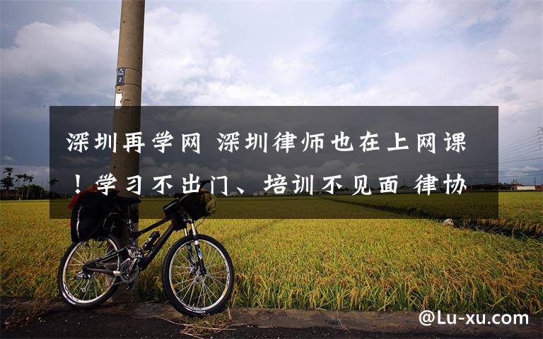 深圳再学网 深圳律师也在上网课！学习不出门、培训不见面 律协开启“云上充电”