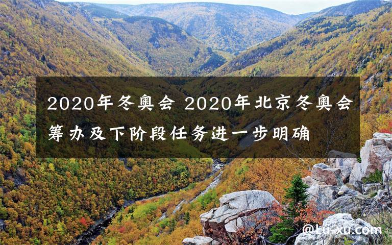 2020年冬奥会 2020年北京冬奥会筹办及下阶段任务进一步明确